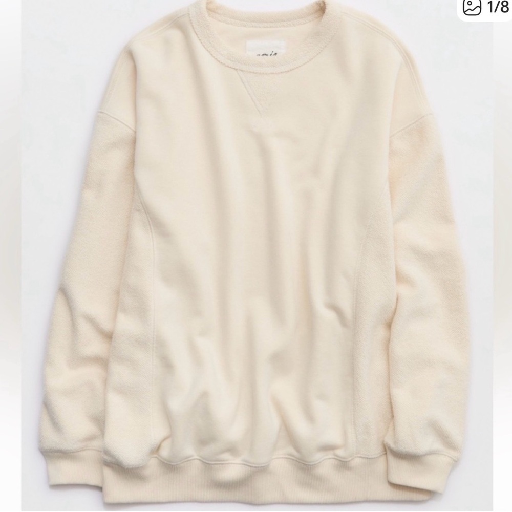 NWT aerie tres chic chenille sweatshirt - Picture 2 of 3